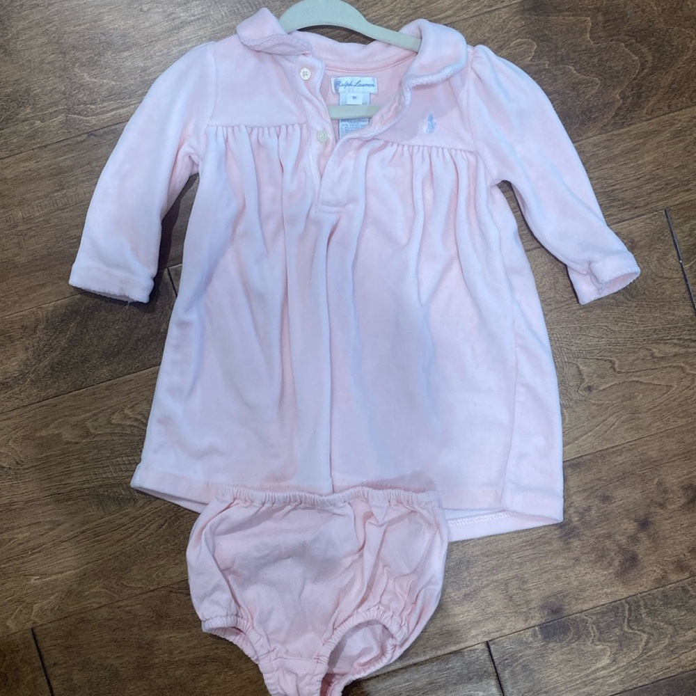 Baby polo pink dress